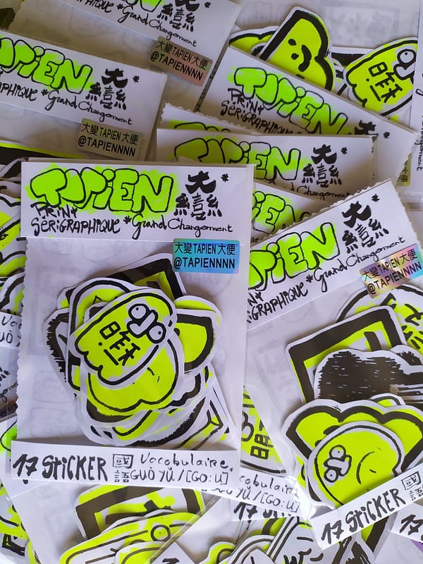 Sticker tapien